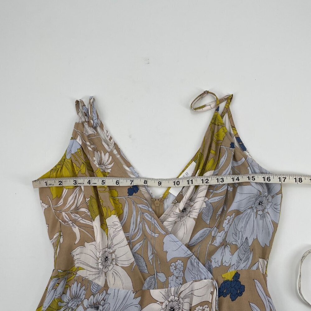 ASTR The Label Floral Hi Low Spaghetti Strap Faux-Wrap Dress Womens Size Large - Picture 6 of 9